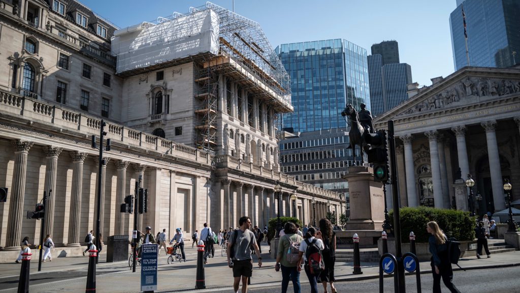 UK economy and London financial district in 2026